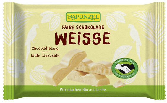 Rapunzel Weiße Cristallino-Schokolade 100g