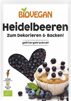 Biovegan Heidelbeeren, ganz, gefriergetrocknet 14g