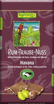 Rapunzel Rum-Trauben-Nuss-Schokolade 100g