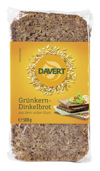 Davert Dinkel-Grünkern-Schnittbrot 500g