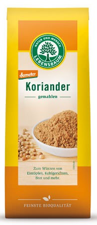 Lebensbaum Koriander gemahlen demeter 40g