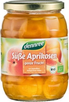 dennree Aprikosen, halbe Frucht ungeschält, entsteint 700g