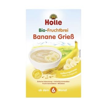 Holle Fruchtbrei Banane-Grieß 250g