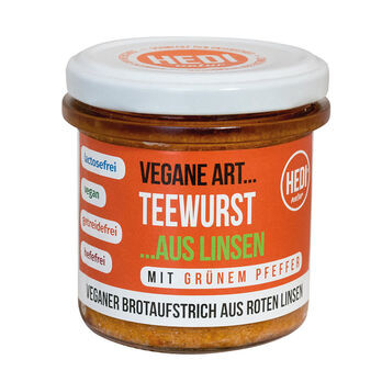 HEDI Vegane Art Teewurst mit grünem Pfeffer 140g