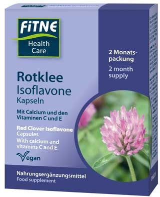 FITNE Rotklee Isoflavone Kapseln 60 Stück MHD 30.09.2019
