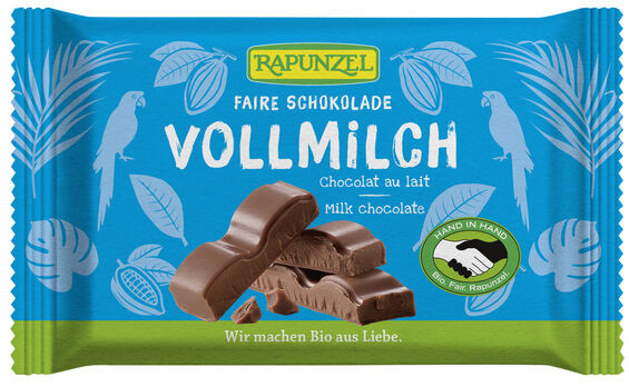 Rapunzel Cristallino Vollmilchschokolade 100g