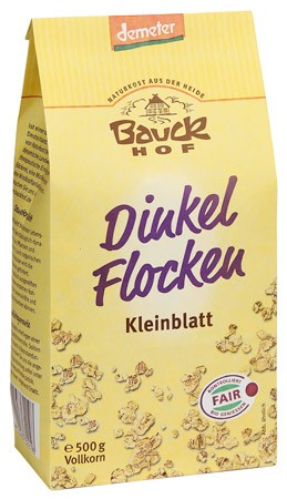 Bauckhof Dinkelflocken Kleinblatt demeter 500g