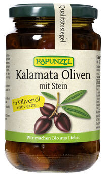 Rapunzel Kalamata-Oliven in Öl 210g