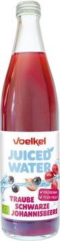 Voelkel Juiced Water Traube Schwarze Johannisbeere 0,5l + 0,15 EUR Pfand