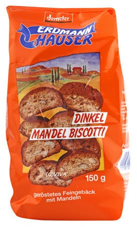 Erdmannhauser Dinkel-Mandel-Biscotti demeter 150g