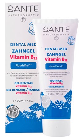 SANTE Dental Med Zahngel Vitamin B12 ohne Fluorid 75ml