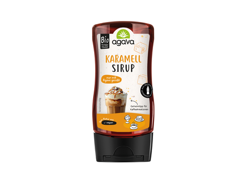 agava Karamellsirup Spenderflasche 350g