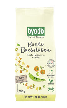 Byodo bunte Buchstaben, semola 250g