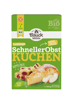 Bauckhof Backmischung Schneller Obstkuchen, glutenfrei 450g