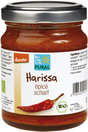 Pural Harissa scharf demeter 125g