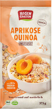 Rosengarten Aprikose-Quinoa-Müsli - ungesüßt 375g