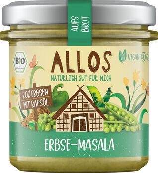 Allos Aufs Brot Erbse & Masala 140g