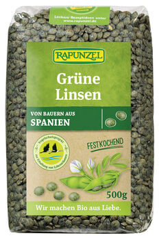 Rapunzel Grüne Linsen 500g