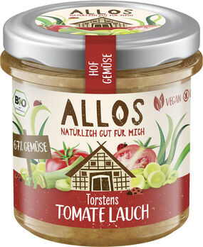 Allos Hofgemüse Torstens Tomate Lauch Brotaufstrich 135g