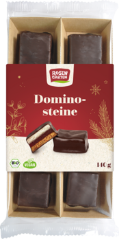 Rosengarten Dominosteine Zartbitter 140g/W