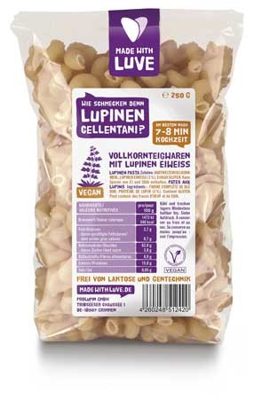 MADE WITH LUVE Lupinen Nudeln Cellentani konventionell 250g