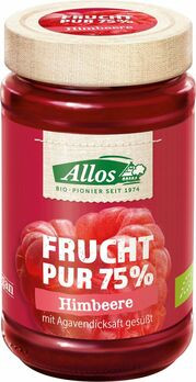 Allos Frucht Pur 75% Aufstrich Himbeere 250g