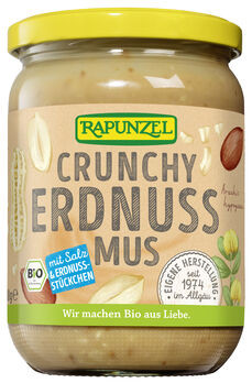 Rapunzel Erdnussmus Crunchy 500g