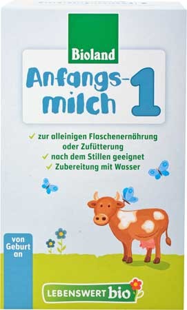Lebenswert Bio-Anfangsmilch 1 Bioland 500g