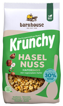Barnhouse Krunchy Haselnuss weniger Zucker 500g