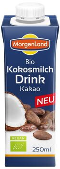 MorgenLand Kokosmilch Drink Kakao 250ml