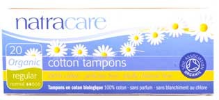 Natracare Tampons Normal 100% Baumwolle 20 Stück