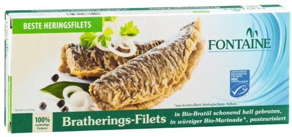 Fontaine Bratherings-Filets in Bio-Marinade 325g