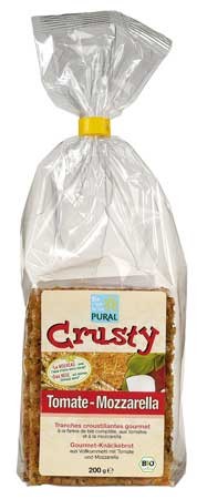 Pural Crusty Tomate-Mozzarella, Gourmet Knäckbrot 200g