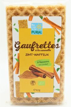 Pural Dinkel-Waffeln mit Zimt 67g