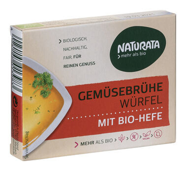 Naturata Gemüsebrühwürfel mit Bio-Hefe 6 Stück