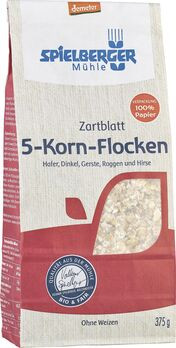 Spielberger 5-Korn Flocken Zartblatt demeter 375g