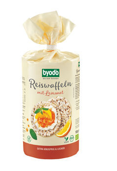 Byodo Reiswaffeln mit Leinsaat und Meersalz 100g