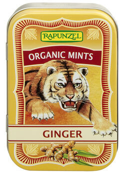 Rapunzel Organic Mints Ginger, Lutschbonbons 50g