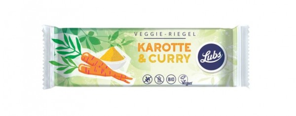 Lubs Veggie-Riegel Karotte & Curry 30g
