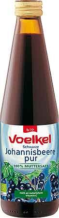 Voelkel Heimische Schwarze Johannisbeere pur 0,33l + 0,15 EUR Pfand