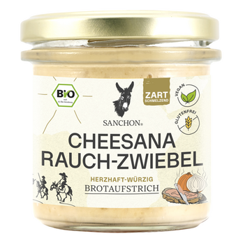 Sanchon Brotaufstrich Cheesana Rauch-Zwiebel 135g