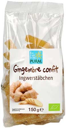 Pural Ingwerstäbchen 150g