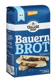 Bauckhof Bauernbrot Vollkorn Backmischung demeter 500g