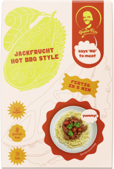 Vegan Pete Jackfrucht Hot BBQ Style 250g