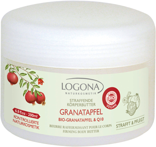LOGONA straffende Körperbutter Bio-Granatapfel & Q10 200ml MHd 08.2017