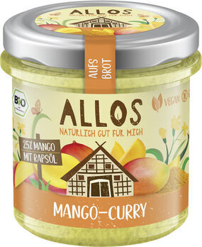 Allos Aufs Brot Mango & Curry 140g