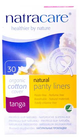 Natracare Tanga & String Slipeinlagen 100% Baumwolle 30 Stück