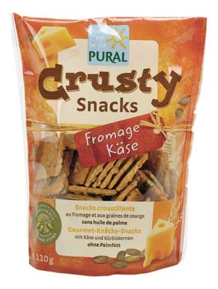 Pural Crusty Snacks Käse 110g