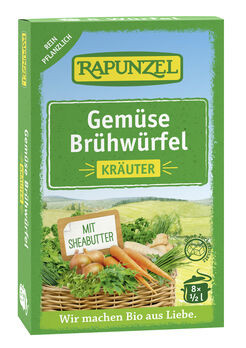 Rapunzel Gemüse-Brühwürfel mit Kräutern 8 Stück