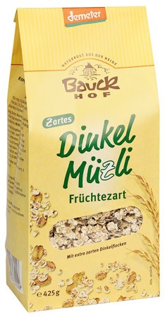 Bauckhof Dinkelmüzli Früchtezart 425g